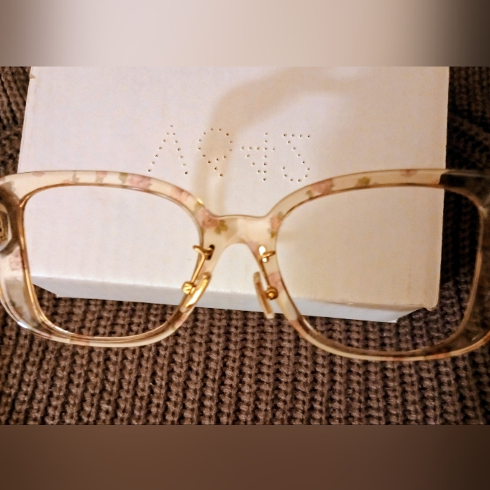 COACH Eyeglasses 9252 Victorian Roses Clear Acrylic Women - Picture 12 of 16